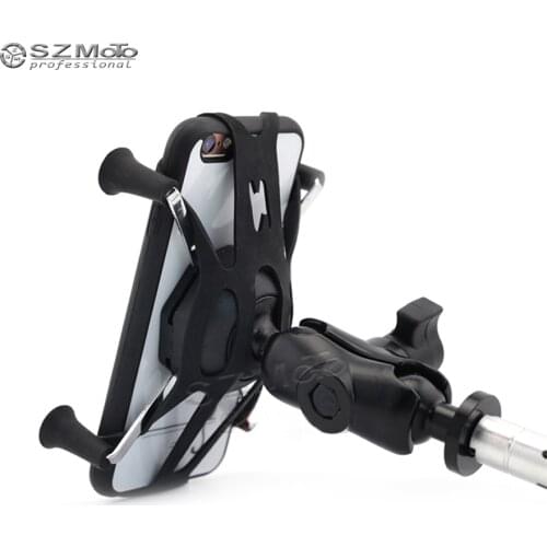 X-Grip Phone Holder For YAMAHA YZF R1 YZFR1 YZF-R1 2002-2003 Motorcycle GPS Navigation Bracket 16-19MM Motorcycle Parts