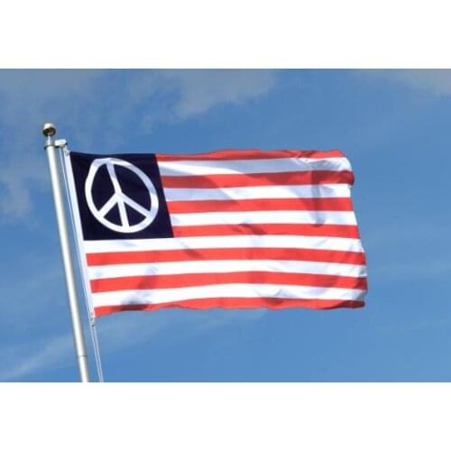 Peace Flag with on the USA strip banner flag Digital 90x150cm 3x5ft decoration Flag hobby Polyester flag