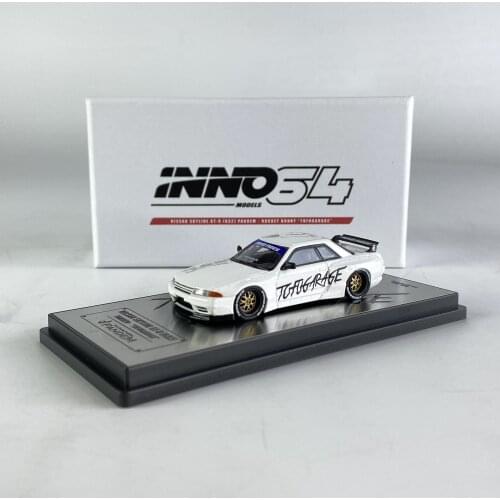 INNO cars 1:64 NISSAN SKYLINE GT-R R32 pandem Rocket rabbit Tofugarage Limited metal die-casting simulation model car
