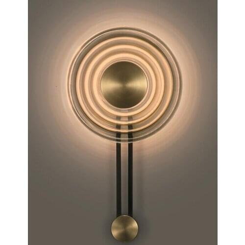 Loft aplique luz pared rope dining room bedside aisle luminaria de parede espelho