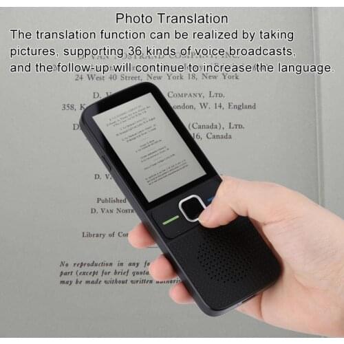 Portable Language Translator Instant Translator Support Speech Recognition Photo Translation Travel Dropshipping