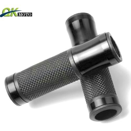 7/8" 22mm Aluminum Universal Motorcycle Grips Rubber Gel Hand Grip Moto Hand Bar Grips For Ducati 848 900SS Hypermotard 1100