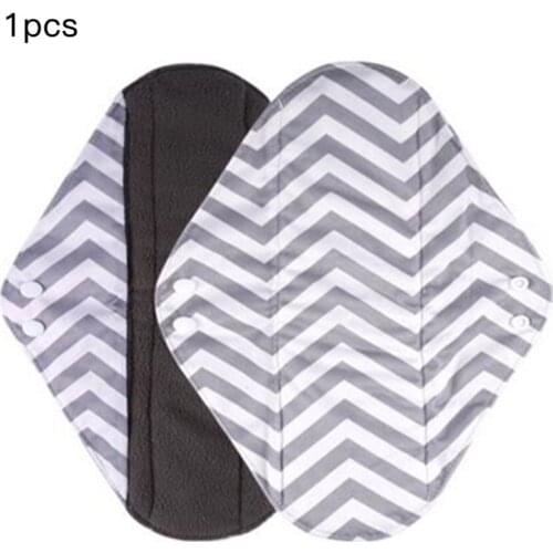 Washable Menstrual Pad Reusable Sanitary Menstrual Pad Bamboo Cotton Health Menstrual Pad Panty Liner Towel Pads women care