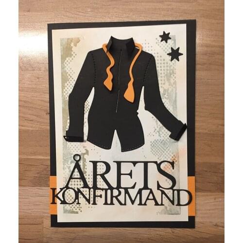 Man Shirt Tie Set Clothing Metal Cutting Dies For DIY Scrapbooking Embossing Paper Cards Making Decorative Crafts New 2019 Dies