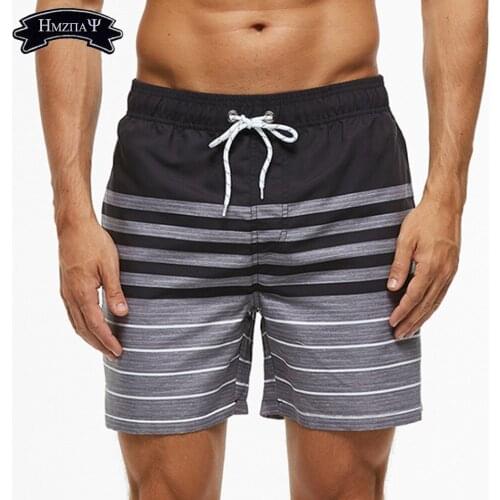 Mens Beach Shorts Bermuda Surf beach Shorts Stretch And Quick-Drying Boxer Running Sports Swimming Trunks