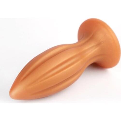 Soft Huge Anal Plug Big Butt Plug Beads Anus Vagina Expansion Stimulator Female Masturbator With Suction Cup Adult Erotic