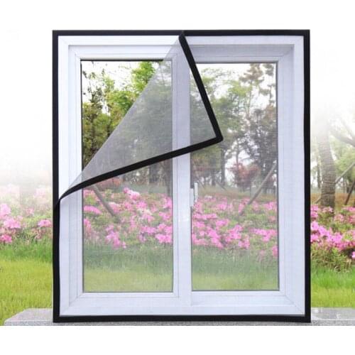 Summer Invisible Window Screen Anti Mosquito Bug Insect Fly Window Screen Net Fiberglass Removable Washable Customize Screen