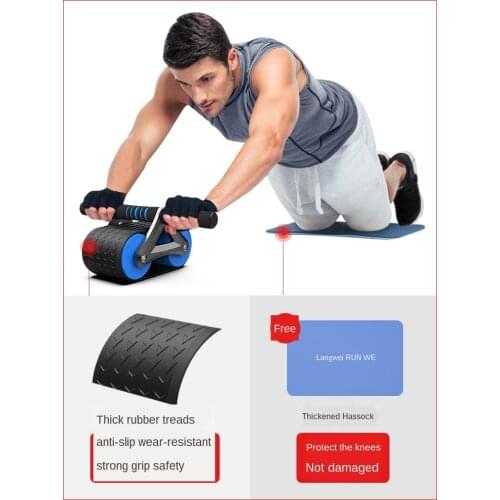 Newv Keep Fit Wheels No Noise Abdominal Wheel Ab Roller with Mat for Exercise Fitness Equipment Power Wheel