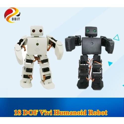 A Complete Set of DOIT 18 DOF Vivi Humanoid Robot Compatible with Plen2 for Arduino plen 2 robotic model kit
