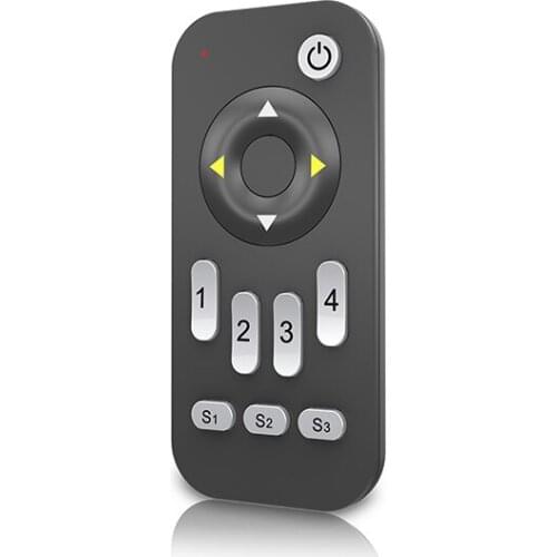 Skydance Led CCT Controller 4 Zone RA2 2.4G RF Touch Remote 5050 Strip Tape Warm White Cool White WW CW Controller