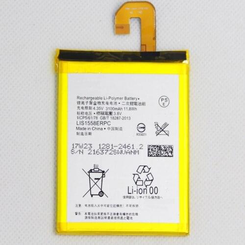 20pcs/lot Replacement 3100mAh Cell Phone Battery LIS1558ERPC For Sony Xperia Z3 L55 L55T L55U Verizon Z3v