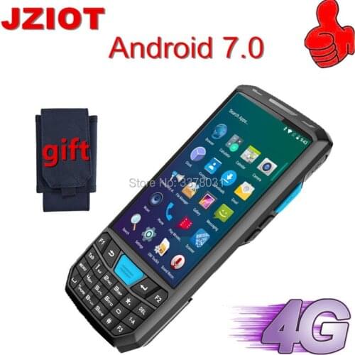 New Industrial pda Android 7 Mobile phone Scanner Terminal Handheld Data collector Terminal with 1d laser 2D QR Scanner Reader
