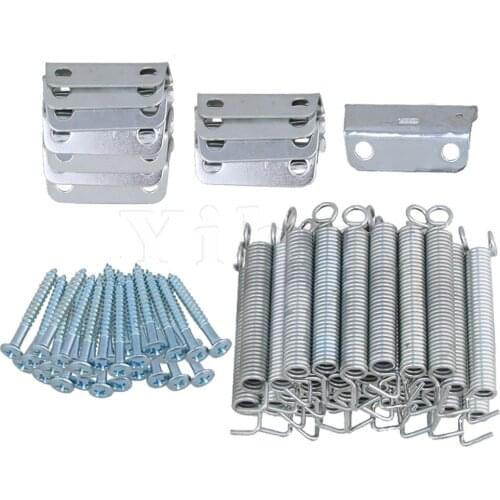 Yibuy Metal Tremolo Bridge Claws & Springs & Mounting Screws Electric Guitar Parts Pack of 20