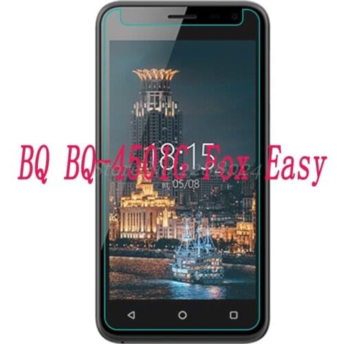 For BQ BQ-4501G Fox Easy Tempered Glass 9H 2.5D High Quality Screen Protector ON Smartphone Glass Film Cover