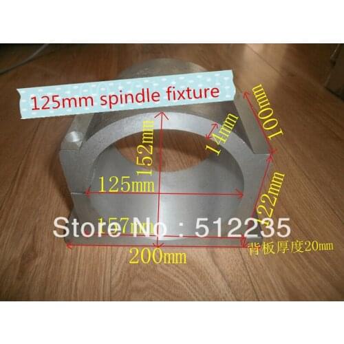 125mm spindle fixture cast aluminum 125mm spindle fixture length 100mm Split type wholesale and retail