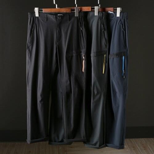 2021 Men Pants Joggers Sweatpants Mulit Pockters Causal Comfortable Trousers Quick Dry Breathable Streetwear Pantalon Hombre