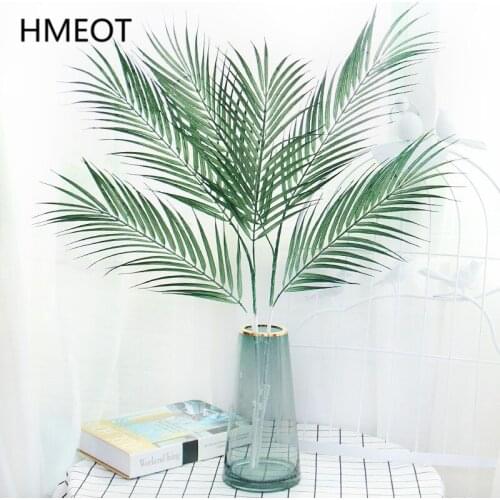 3 Branch Green Plants Branch Tail Leaf Artificial Flowers Home Decor Room Table Display Plants Photo Props DIY Wedding Ornaments