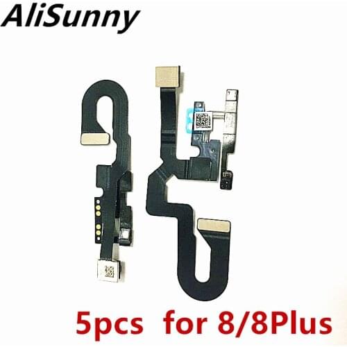 AliSunny 5pcs Front Camera for iPhone 8 Plus 8G 8P Facing Small Cam Light Proximity Sensor Flex Cable Replacement Parts
