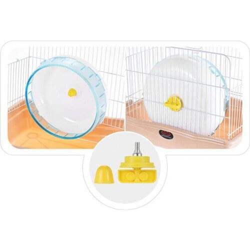 3 Size Hamster Running Disc Toy Silent Rotatory Jogging Wheel Pet Sports Wheel Toys 2 Colors New