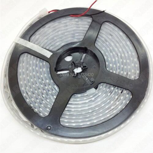 50M Double Row 240leds/M LED Ribbon 3528 SMD Tube Waterproof IP67 LED Strip Warm White/White 18W/m DC 12V LED Rope Light