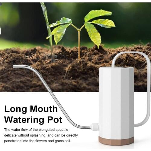 Long Mouth Water Can Watering Pot Flower Watering Can Practical Gardening Handle Sprinkler Plant Pot With Comfort Handle Garden