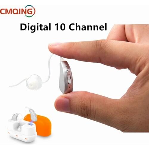 Best Rechargeable Digital Hearing Aid Ear Severe Loss Invisible Sound Amplifier High-Power Hearing Aids for Deafness Elderly