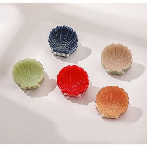 1PCS Mini Shell Small Claw Clip For Women Trendy Sweet Girl Cute Wind Claw Clip Korean Style Simple Popolar Hair Accessories