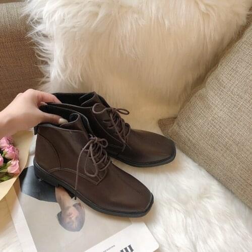 Winter New Ankle Boots Warm For Women Outdoor Shoes Leather Boots Women Slip Snow Boots Waterproof Winter Leather U11-99