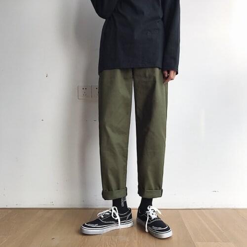 Spring Summer Drawstring Casual Pants Mens Fashion Solid Color Straight Pants Men Streetwear Hip-hop Loose Trousers Mens M-5XL