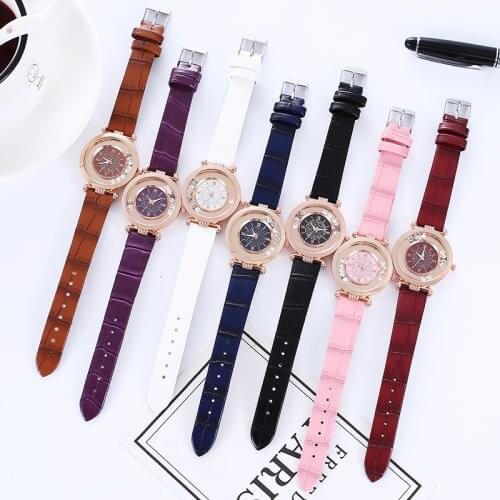 Casual Quartz Watch Ladies Alloy Strap High Quality Romantic Gold Bracelet Wrist Watch Female Popular Designer 2019