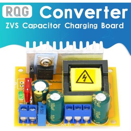 8-32V to 45-390V DC-DC Boost Converter Step Up Power Supply Module High Voltage ZVS Capacitor Charging Board