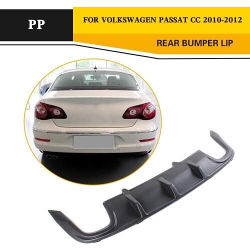 PP auto rear spoiler diffuser lip for Volkswagon VW Passat CC Sedan 4 Door 2010 2011 2012