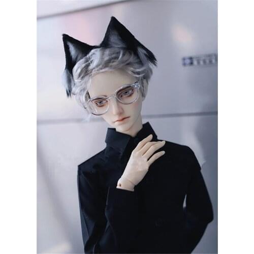 BJD doll glasses are suitable for 1/3 Uncle size fashion joker handsome glasses photo props transparent glasses multi-color