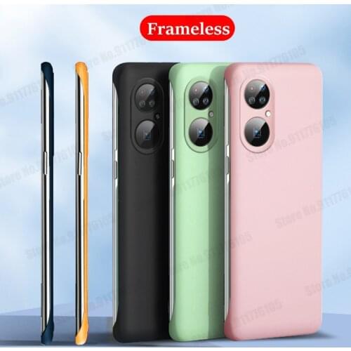 Candy Color Ultra Thin Frameless Shockproof Case For Huawei Nova 8 7 Pro 8 SE P50 P40 Pro Plus P30 Lite Slim Hard PC Phone Cover