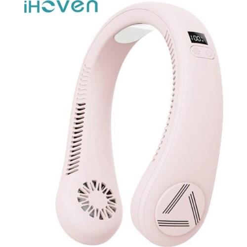 IHoven Hanging Neck Fan Portable Refrigeration Ice Sense Lazy Fan USB Cooler Leafless Fan Electric Outdoor Office For Xiaomi