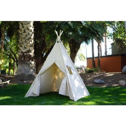 Blue stripe design kids play tent indian teepee children playhouse children play room teepee