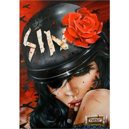 High quality Oil painting Canvas Reproductions Sin Her by Brian M.Viveros Painting hand painted