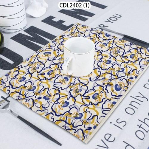 1 Pcs Of Floral Printed Napkin Cloth Home Table Decoration Table Mat Untersetzer Towel Tea Towel Coaster 42*32 Servilletas Tela