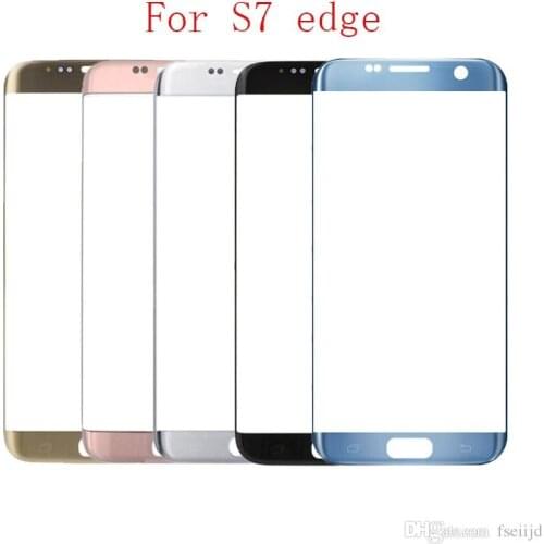 10Pcs OEM Front Screen Glass Lens For Samsung Galaxy S7 Edge G935 G935F G935A G935 Outer Len Glass Screen Replacement
