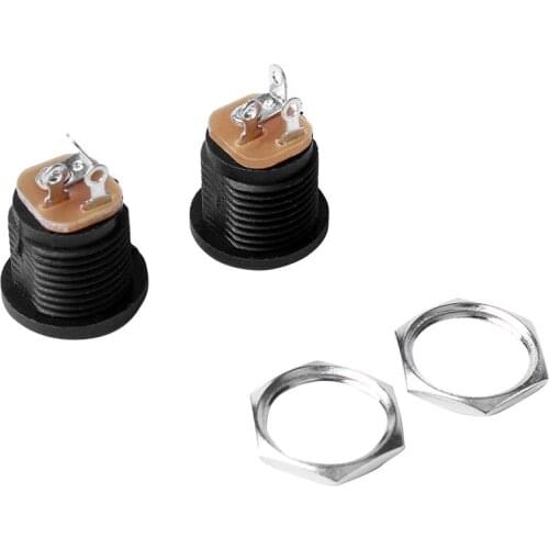 10 Pcs Panel Mount 2.1x5.5mm Power Jack DC Socket