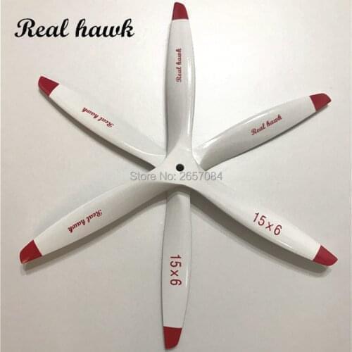 3 Blade 16x6/16x7/16x8/16x10 CCW or CW White Wooden Propeller For Scale RC Gas Airplane Model