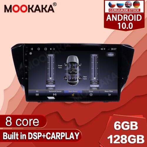 Android 10.0 128G For Skoda SuperB 2015-2019 Car Multimedia Player Radio GPS Navigation Auto Stereo Recorder Unit Audio