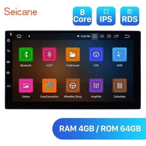 Seicane 7" Universal Android 10 DSP 2Din Car Radio GPS Stereo Head Unit Player For NISSAN TOYOTA YARIS COROLLA KIA Honda Suzuki