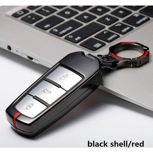 Zinc alloy Car key case styling buckle set shell Case For Volkswagen CC Passat b6 b7 Magotan R36 Smart Key Shell keychain