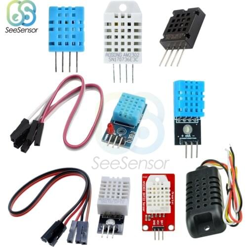 Digital Temperature and Humidity Sensor DHT11 DHT22 AM2302 AM2301 AM2320 Sensor and Module For Arduino Electronic DIY