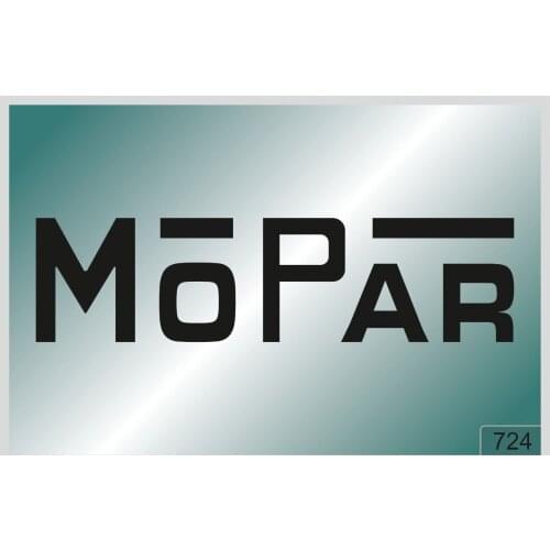For Mopar -2 pcs. stickers HIGH QUALITY DECALS different colors 724