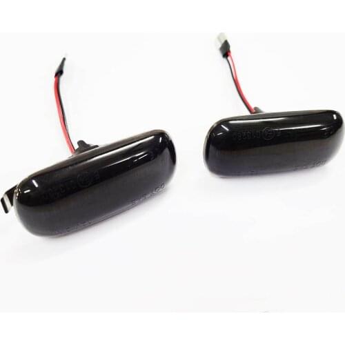 Smoke Lens Amber Dynamic LED Sequential Side Marker For Audi A3 A4 A6 TT B6 B7