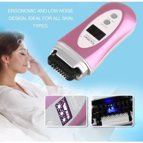 Infrared Hot-wire Electric KM-6810 Shaver Epilator Rechargeable Hair Remover Kit Device For Women Lady Female Shaving Care Kit