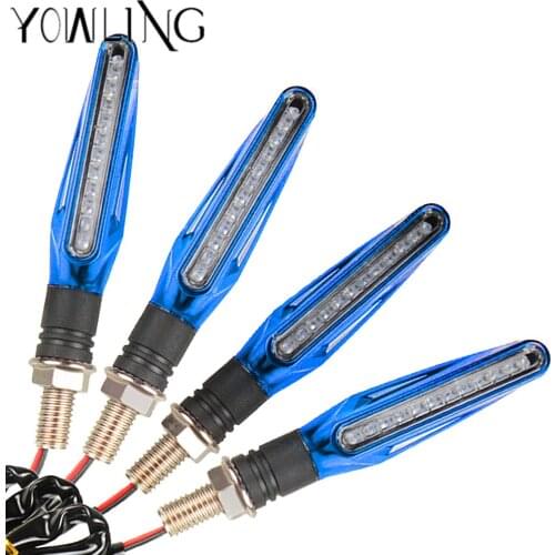 For SUZUKI GSXR 2006 GSXR 600 K6 GSXR 750 GSXR 1000 K7 K9 GSXR1000 Motorcycle LED Flexible Turn Signal Indicator Amber Light