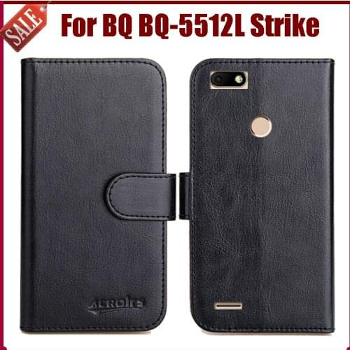 Hot Sale! BQ BQ-5512L Strike Forward Case New Arrival 6 Colors High Quality Flip Leather Protective Cover Phone Bag